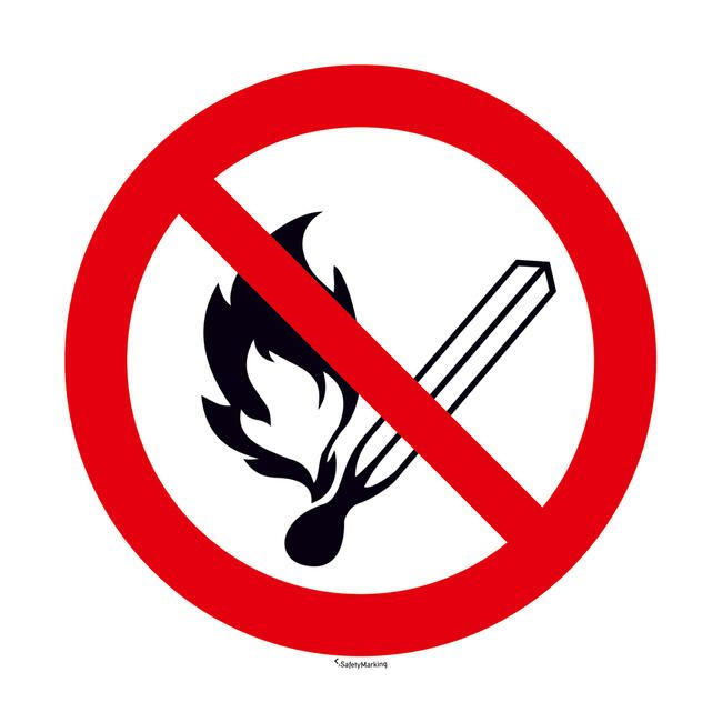 Verbotsschild mit dem Motiv Rauchen verboten