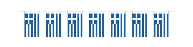 Griechenland Fahnenkette für Fußballturniere