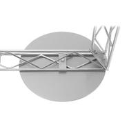 Podlahový držák kulatá ocelová deska pro systém Gitter-Leicht