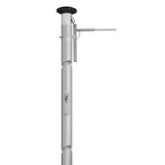 Cantilever Flagpole with Rotating and Hoistable Crossbar