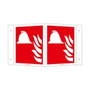 Fire Fighting Equipment Angled Sign