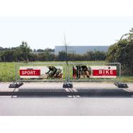 Sistema de caixilho em aço para banner “Sports”
