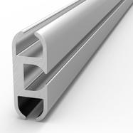 Rail plat keder en aluminium 