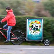 Рекламно ремарке за велосипеди 