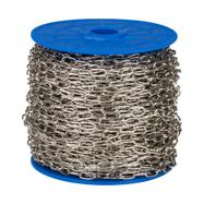 Link Chain 50 m, nickel plated steel