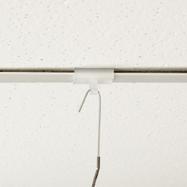 Plastic Ceiling Clip, hook parallel to ceiling rail