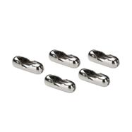 Fasteners for Ball Chains, nickel-plated brass