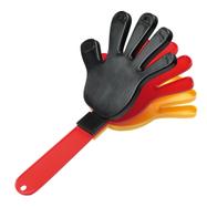 Clapper Hand in German Colours