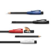 Der „perfekte Bleistift“ von Faber Castell, mit integriertem Anspitzer und Radiergummi