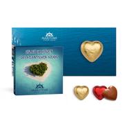 Card promoțional cu inimă de ciocolată Lindt, 5 g
