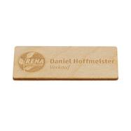 Wooden Name Badge 