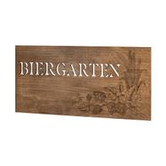 Szyld drewniany Madera „Biergarten“