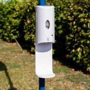Dispenser dezinfectant pentru perete „Sensor-S“- upgradat pentru pavilioane si tije