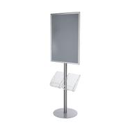 Poster Stand with A4 Leaflet Holders 