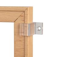 Wall-Mounted Clip for Wooden Frame 