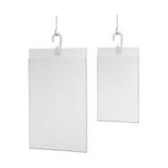 Acrylglasdisplay met ophanging DIN A4 – A5