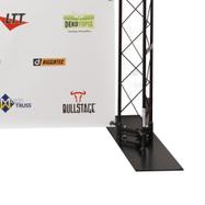 Base rectangulaire pour stand 