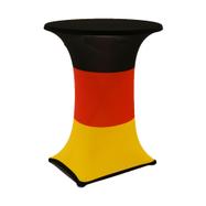Funda para mesa alta «Samba», estampado: bandera de Alemania, Ø 850 mm