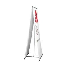 Banner Display "Easy", double-sided L-display