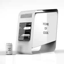 Mini-frigo da banco "Home of Cool", vetrina refrigerata