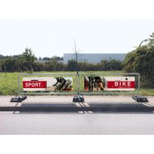 Sistem rame otel pentru banner „Sports”