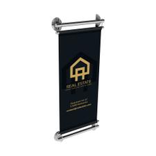 Stainless Steel Banner Holder INOX "Wall"