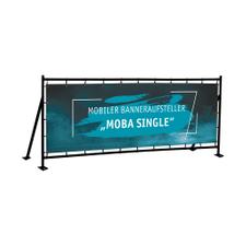 Expositor em A móvel para banner “Moba Single”
