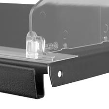 Rail ”PEK 30” avec bande magnétique ou adhésive pour séparateurs