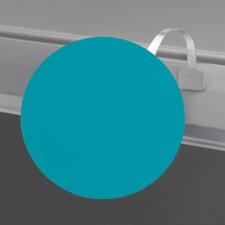 Porte-étiquette vacillant en alu, 75 mm