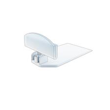 10 Stück Maxi-Klammer mit Schildhalter und Verlängerung 150 mm Hoch,  transparent/Preisschildhalter/Rohrklammer/Klemme : : Bürobedarf &  Schreibwaren