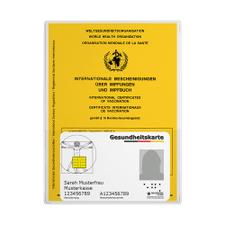 Защитен джоб за сертификат за ваксинация