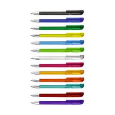 Twist Mechanism Ballpoint Pen "UP" with Transparent Casing and Chrome Plated Tip