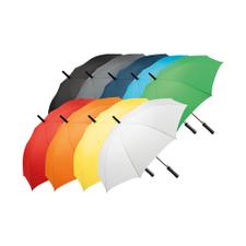 AC-paraply med lige greb, farverig