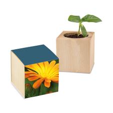 Blumentopf aus Holz
