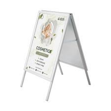 Stoepbord „Eco MR“ | 35 mm profiel | regenbestendig, metalen rugdeel