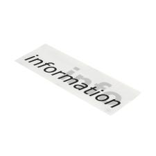 Yapışkanlı Bilgi Yazısı „Info-Modul-System“