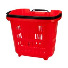 Roller Basket on Wheels with Telescopic Handle