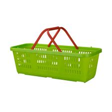 Пазарска мини кошница в светло зелено, 4 литра обем