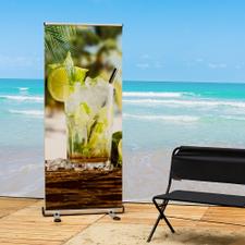 Utomhus Roll Up Banner "Double-Out”