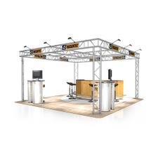 Stand expo FD 32, 4.000 mm x 2.500 mm x 4.000 mm (l x H x A)