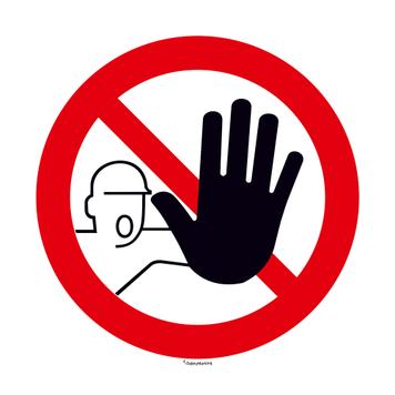 Unbefugten Zutritt verboten-Alu-Schild-30x20 cm-Warnschild-Parken-Hinweisschild 
