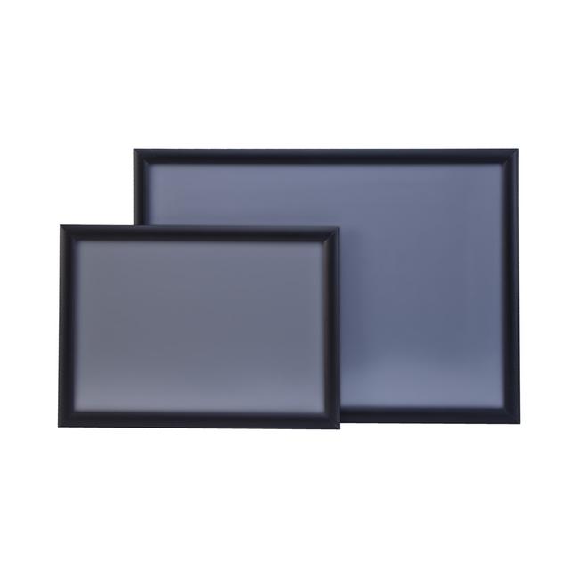Alu Klapprahmen 25 mm schwarz eloxiertes Profil Plakat Rahmen Wechselrahmen Bild 