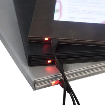 Multicharger für Menükarte „LED“