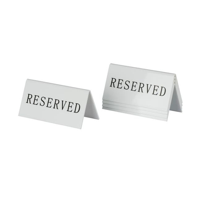 20 Stück Reserviert Schild Reserviertschild Tischaufsteller 10 cm x4 cm Schilder 