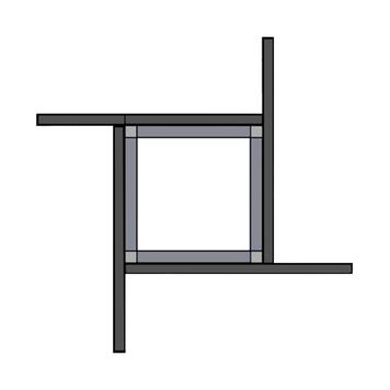 FlexiSlot® Lamellenwand Display „Construct all-round“